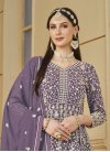 Georgette Floor Length Anarkali Salwar Suit For Ceremonial - 3