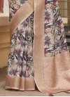 Silk Blend Designer Traditional Saree - 1