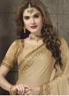 Orphic Embroidered Work Faux Chiffon Trendy Classic Saree For Ceremonial - 2