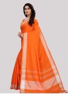 Resham Work Cotton Silk Contemporary Style Saree For Casual - 1