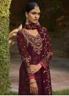 Faux Georgette Palazzo Style Pakistani Salwar Suit For Casual - 1