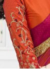 Orange and Rust Trendy Classic Saree For Party - 1