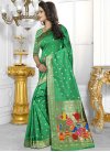 Polka Dotted Work Traditional Saree - 2