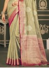 Silk Blend Designer Contemporary Saree For Ceremonial - 2