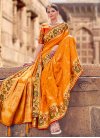 Silk Blend Traditional Saree For Ceremonial - 2