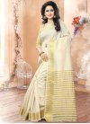 Irresistible Thread Work Banarasi Silk Contemporary Style Saree - 2