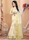 Thread Work Trendy Saree For Casual - 2