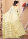 Thread Work Trendy Saree For Casual - 1