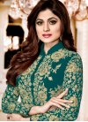 Shamita Shetty Pant Style Designer Salwar Suit For Ceremonial - 1