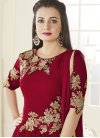 Dia Mirza Faux Georgette Pant Style Designer Salwar Kameez - 1