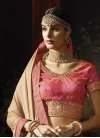 Beige and Rose Pink Silk Designer Lehenga Choli For Bridal - 2
