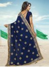 Sonorous Booti Work Faux Georgette Trendy Classic Saree - 2