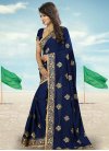 Sonorous Booti Work Faux Georgette Trendy Classic Saree - 1