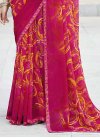 Georgette Designer Traditional Saree For Casual - 1