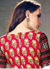 Polka Dotted Work  Pant Style Straight Salwar Suit For Ceremonial - 1