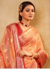 Silk Blend Trendy Designer Saree - 1