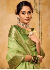 Silk Blend Woven Work Trendy Designer Saree - 1