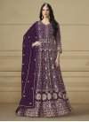 Georgette Floor Length Anarkali Salwar Suit For Festival - 3