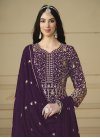 Georgette Floor Length Anarkali Salwar Suit For Festival - 1