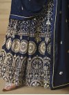 Embroidered Work Long Length Designer Anarkali Suit - 4