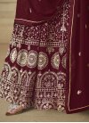 Embroidered Work Georgette Long Length Anarkali Salwar Suit - 4