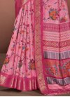 Silk Blend Print Work Traditional Designer Saree - 3