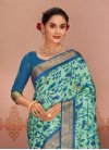Silk Blend Designer Contemporary Saree For Casual - 3