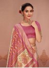 Silk Blend Designer Traditional Saree - 2