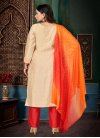 Chanderi Silk Readymade Designer Salwar Suit - 1