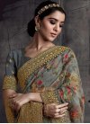 Fancy Fabric Designer Traditional Saree For Ceremonial - 1