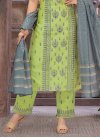 Embroidered Work Chanderi Silk Readymade Designer Suit - 2