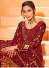 Faux Georgette Palazzo Style Pakistani Salwar Suit For Party - 1