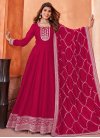 Silk Blend Floor Length Anarkali Salwar Suit - 2
