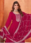 Silk Blend Floor Length Anarkali Salwar Suit - 3