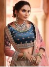 Grey and Silver Color Embroidered Work Trendy Designer Lehenga Choli - 2