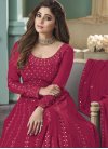Shamita Shetty Faux Georgette Floor Length Anarkali Salwar Suit For Ceremonial - 1