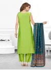 Chanderi Silk Readymade Designer Salwar Suit For Festival - 1