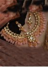 Blissful Gold Rodium Polish Kundan Work Bridal Jewelry For Bridal - 1