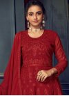 Faux Georgette Embroidered Work Palazzo Designer Salwar Suit - 1