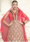 Resham Work Net Readymade Designer Salwar Suit - 2