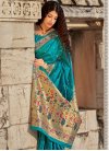 Woven Work Designer Traditional Saree For Festival - 1