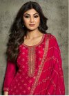 Shilpa Shetty Jacquard Pant Style Classic Salwar Suit For Ceremonial - 1