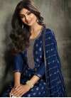 Jacquard Shilpa Shetty Pant Style Designer Salwar Suit - 1