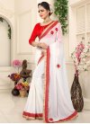 Faux Georgette Classic Saree For Casual - 1