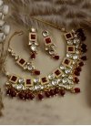 Lordly Kundan Work Brass Bridal Jewelry For Bridal - 1