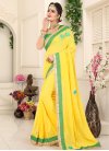 Lace Work Trendy Classic Saree - 1