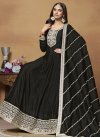 Art Silk Long Length Anarkali Salwar Suit - 3