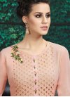 Faux Georgette Palazzo Style Pakistani Salwar Suit For Ceremonial - 1