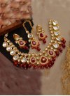 Outstanding Kundan Work Brass Bridal Jewelry For Party - 1