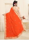 Renowned  Embroidered Work Traditional Saree - 1
